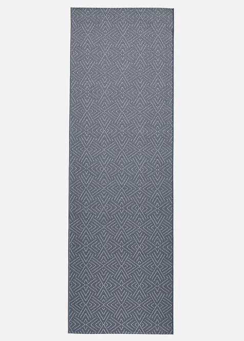 In- und Outdoor Teppich mit dezenter Struktur in blau - bonprix