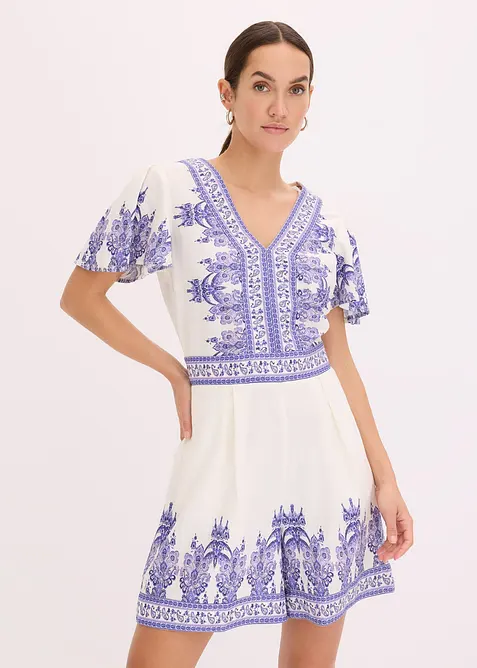 Beatrix - Comfortable Printed Overalls