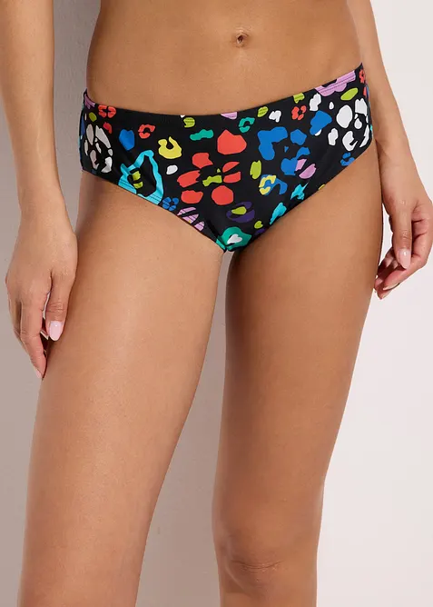 Bikinihose (2er Pack) in schwarz von vorne - bonprix