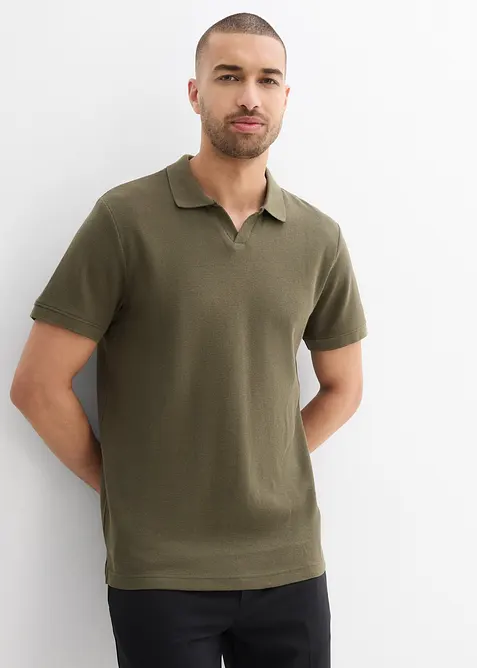 bonprix, Poloshirt mit Struktur aus Bio-Baumwolle