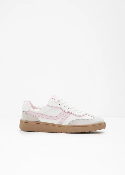 Sneaker im Retrolook in weiß - bonprix