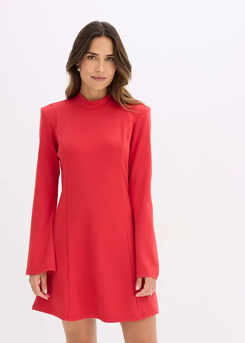 bonprix, Minikleid in A-Linie und Trompetenärmeln