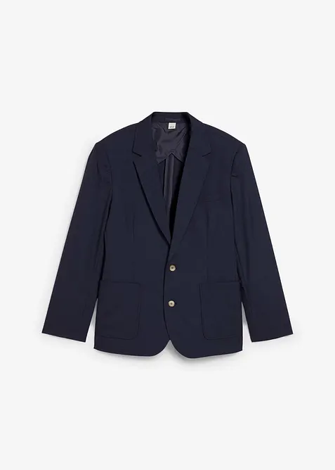 Baukasten-Sakko, Regular Fit in blau von vorne - bonprix