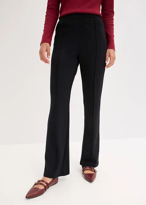 Punto-Schlupfhose in schwarz von vorne - bonprix