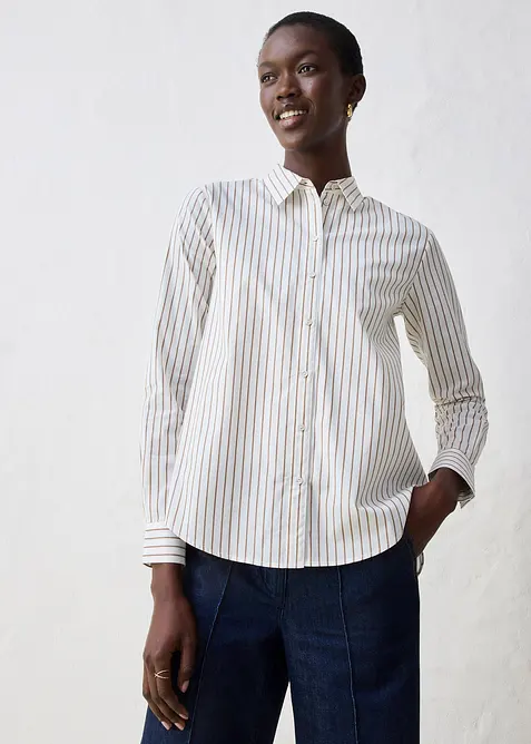 bonprix, Hemdbluse mit Seidenanteil