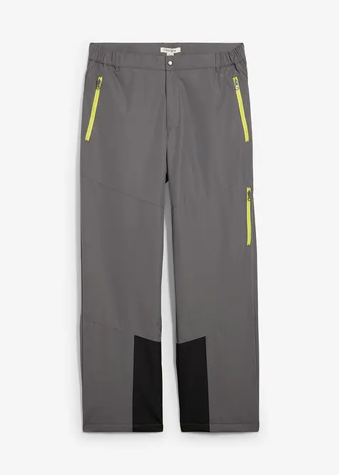 Thermo-Funktionshose in Regular Fit in grau von vorne - bonprix