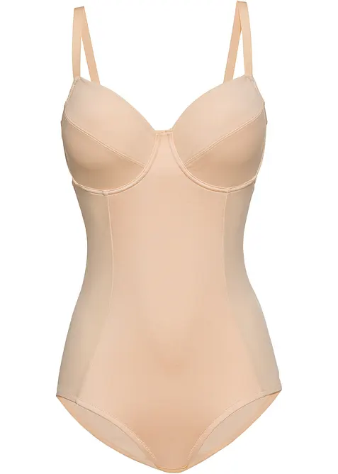 Medium Shape Body mit Bügel in beige von vorne - bonprix