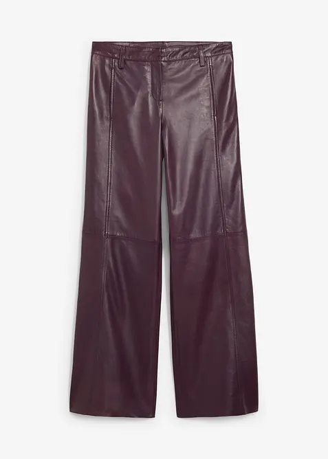 Lammnappa-Marlenehose in rot von vorne - bonprix