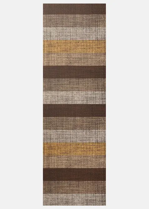 Waschbare Fußmatte mit herbstlichen Farben in braun - bonprix