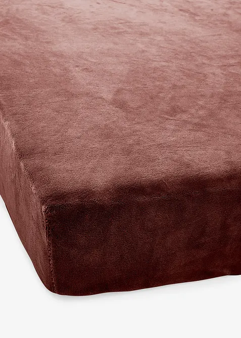 Cashmere Touch Spannbettlaken in braun - bonprix