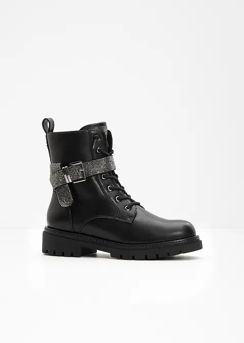 Marco Tozzi by Guido Maria Kretschmer Schnürboots in schwarz - Marco Tozzi