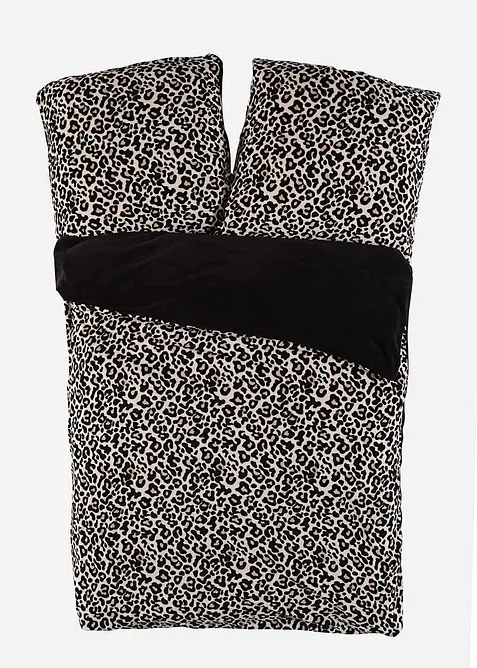 Wendbare Cashmere Touch-Bettwäsche in beige von vorne - bonprix