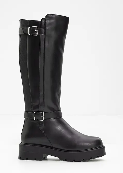 Plateau-Stiefel in schwarz - bonprix