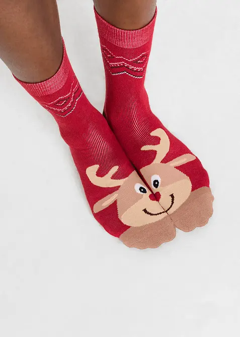 Thermo Socken (3er Pack) in weiß - bonprix