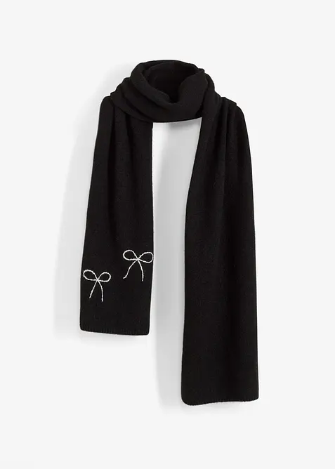 Schal in schwarz von vorne - bonprix