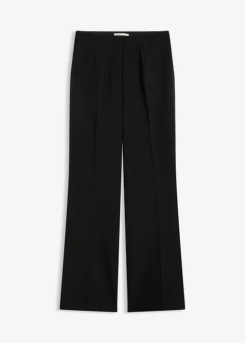 Marlenehose in schwarz von vorne - bonprix