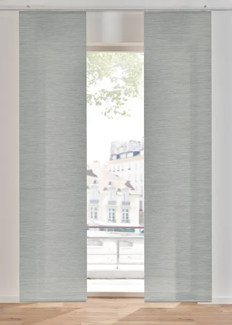 Schiebegardine in Bambus Optik (1er Pack) in grau - bonprix