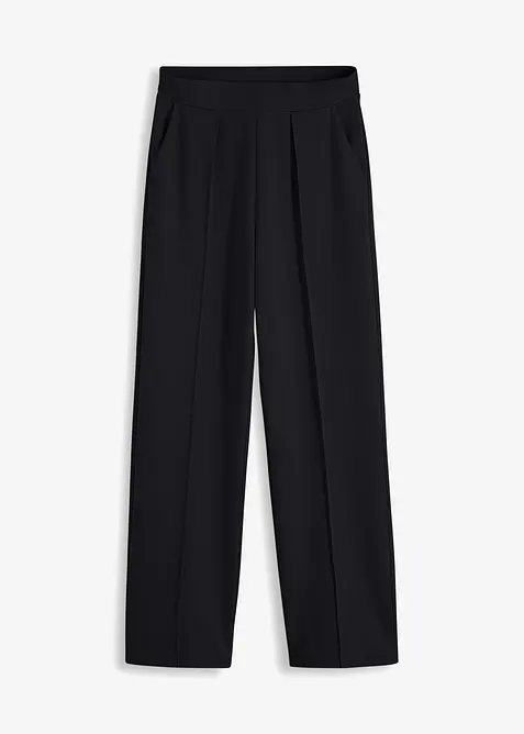 Schlupfhose aus fester Interlock-Qualität in schwarz von vorne - bonprix