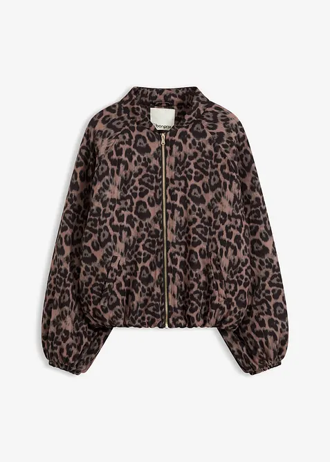 wattierter Blouson in braun von vorne - bonprix