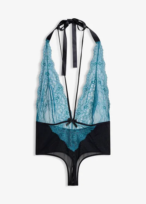 Stringbody ouvert in schwarz von vorne - bonprix