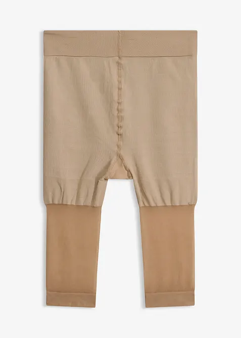 Shape Anti-Scheuer Radler 30 DEN in beige von vorne - bonprix