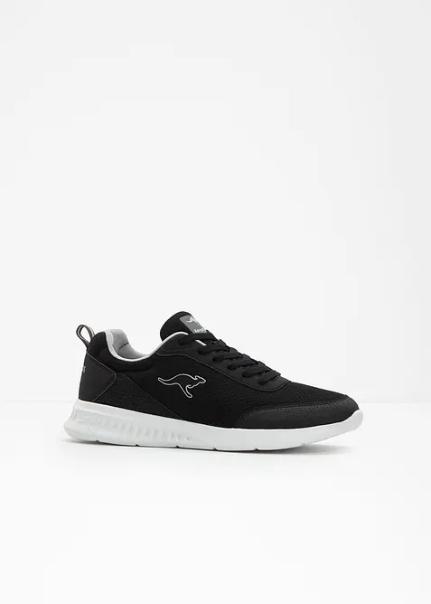 Kangaroos Sneaker mit leichter Sohle in schwarz - Kangaroos