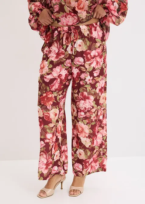 Marlenehose in rot von vorne - bonprix