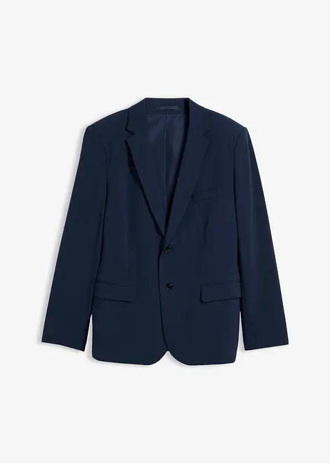 Baukasten-Sakko mit Stretchanteil in Modern Fit in blau von vorne - bonprix