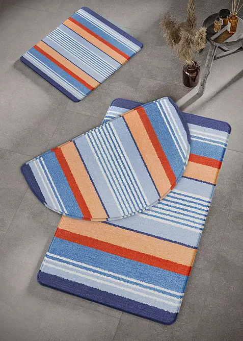 Badematte mit Memory Schaum in blau - bonprix