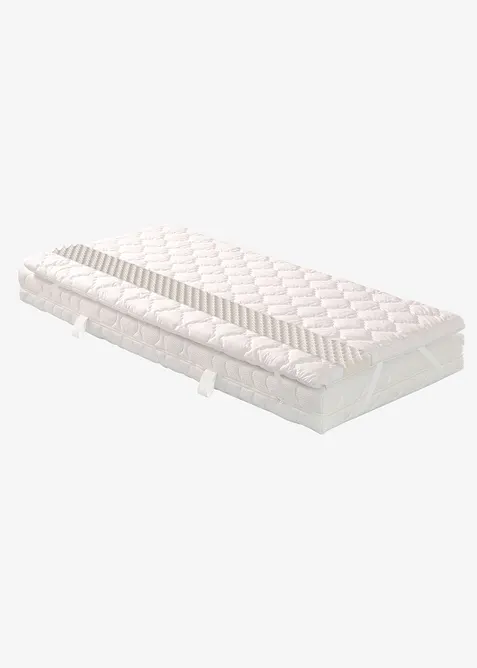 Irisette Topper Senso 7 cm in weiß von vorne - Irisette