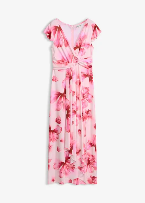 Maxikleid in rosa von vorne - bonprix