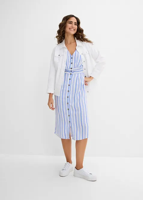 Kleid in lila im Look von vorne (Totalaufnahme) - bonprix