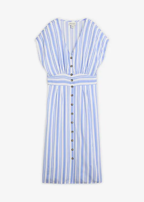 Kleid in lila von vorne - bonprix