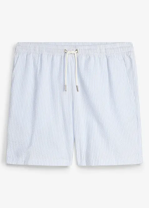 Schlupf-Shorts in Loose Fit in blau von vorne - bonprix