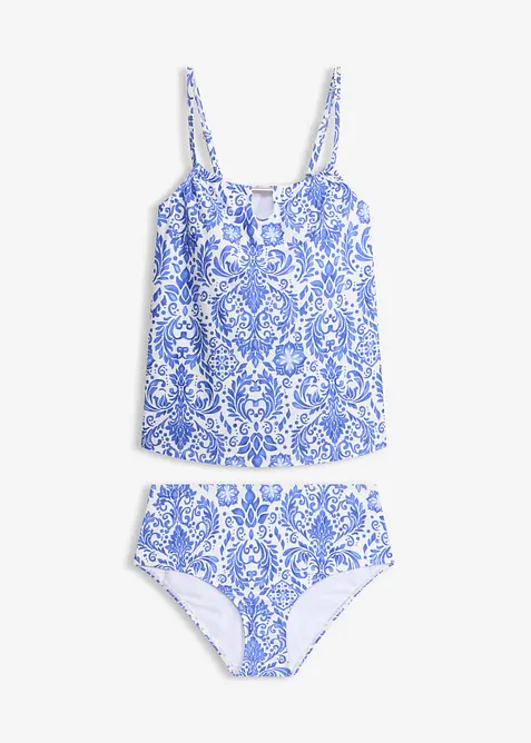 Tankini (2-tlg.Set) in weiß von vorne - bonprix