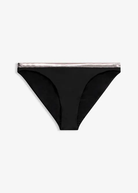 Bikinihose in schwarz von vorne - bonprix