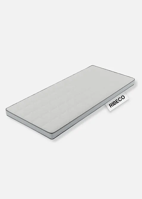 RIBECO Gelschaum Topper 12 cm in weiß von vorne - RIBECO
