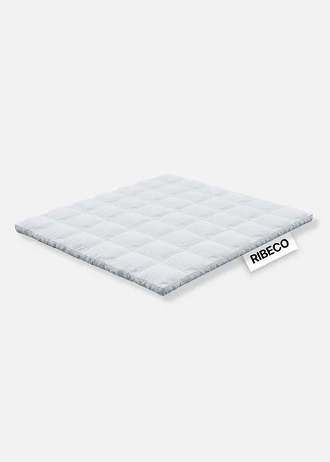 RIBECO Topper "federfrei" in weiß von vorne - RIBECO