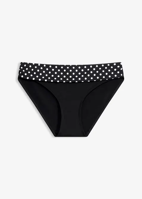 Bikinihose in schwarz von vorne - bonprix