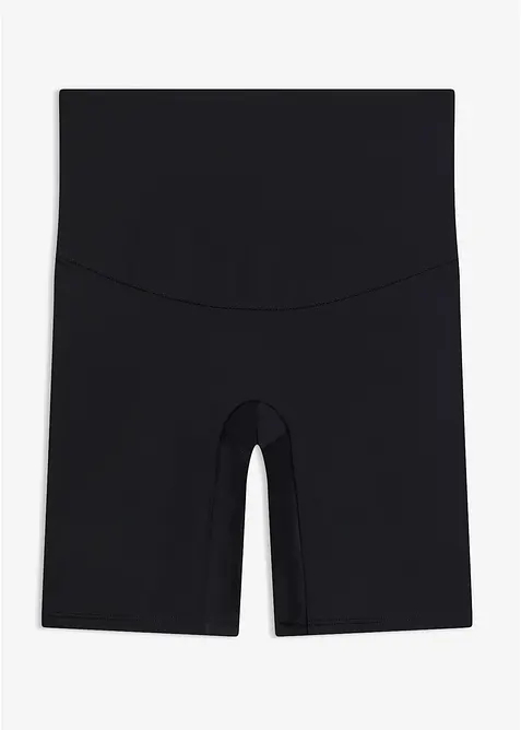 Strong Highwaist Shape-Radlerhose in schwarz von vorne - bonprix