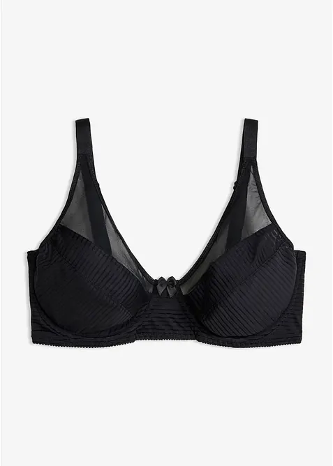 Minimizer-BH mit Mesh in schwarz von vorne - bonprix