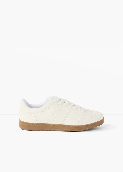 Sneaker im Retrolook in weiß - bonprix