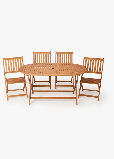 Gartenmöbel Set (5-tlg. Set) in beige - bonprix