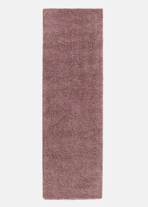 Hochflor Teppich in braun - bonprix