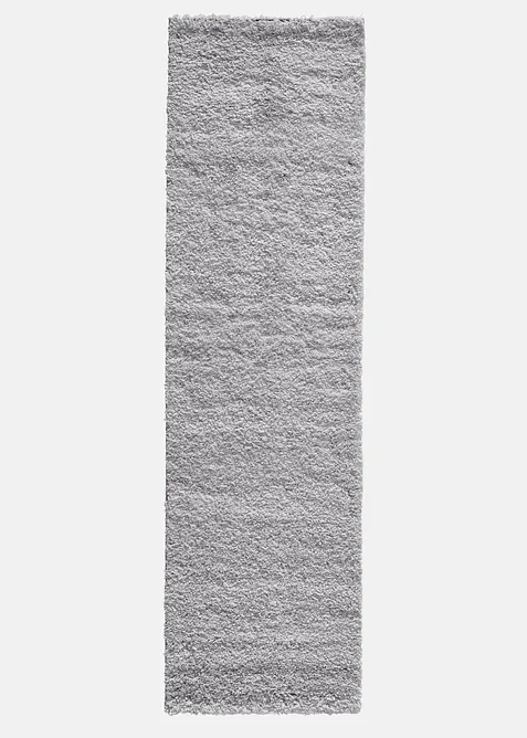 Hochflor Teppich in grau - bonprix