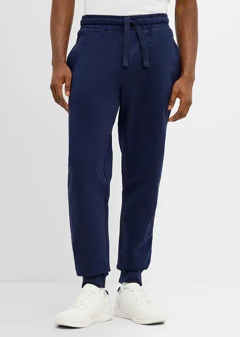 Jogginghose (2er Pack) in blau von vorne - bonprix