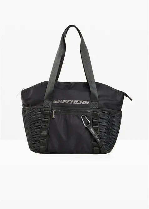 Skechers Sporttasche in schwarz von vorne - Skechers