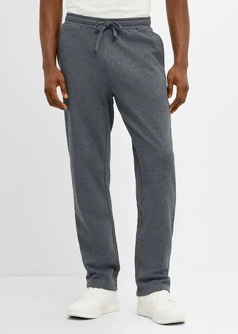 Jogginghose (2er Pack) in grau von vorne - bonprix