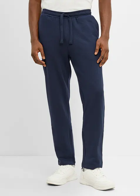 Jogginghose (2er Pack) in schwarz von vorne - bonprix