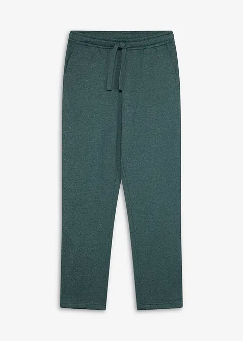 Regular Fit Jogginghose, Straight in grün von vorne - bonprix